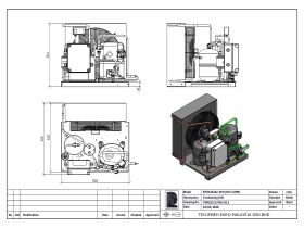 Tecumseh Evo Condensing Unit 2Hp R404 MHBP EPCH4524Z-XG