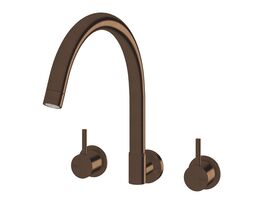 Hero - Sussex Scala Wall Spa Set Curved LUX PVD Brushed Rare Bronze