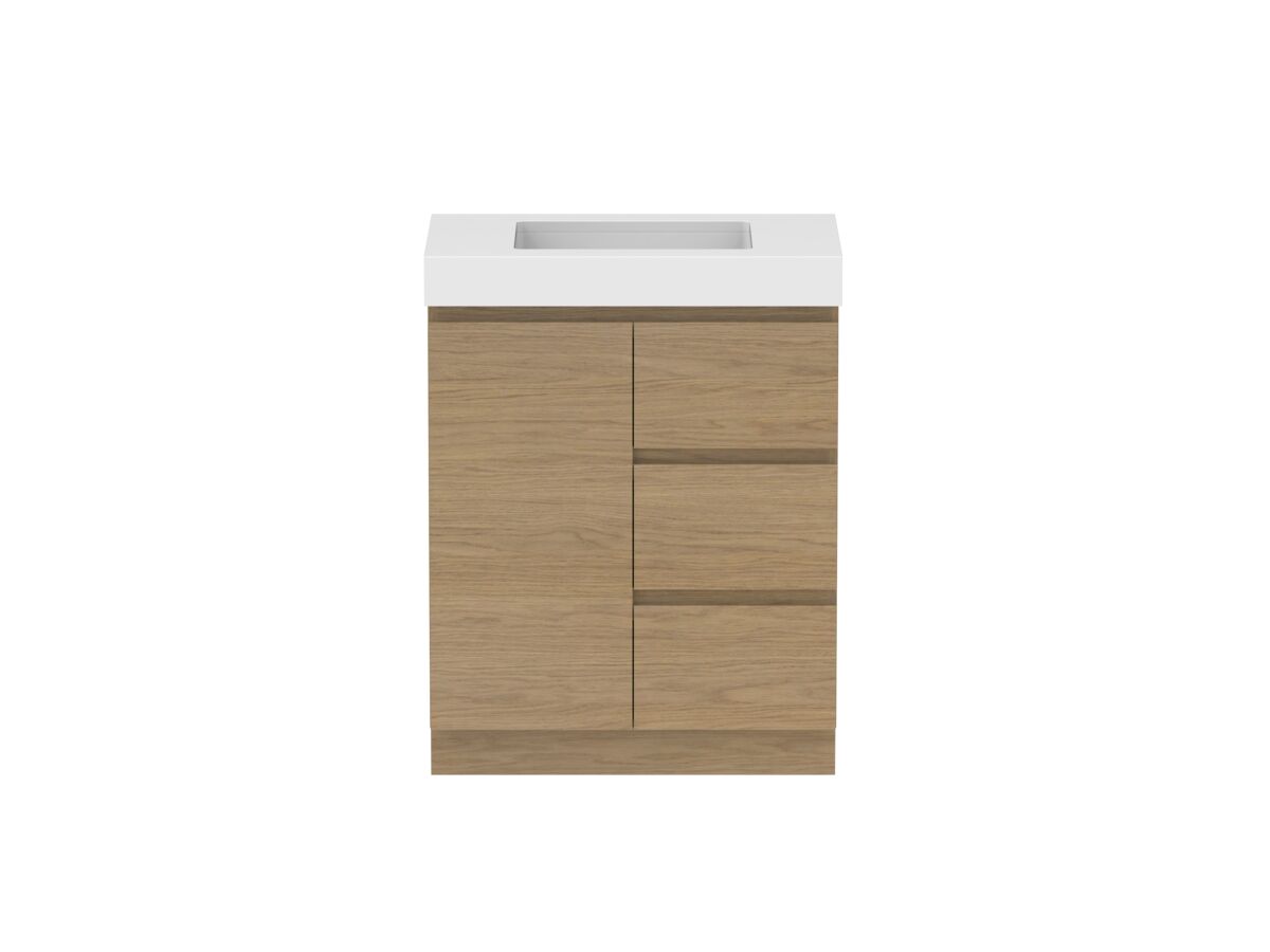 Hero - Posh Domaine 750mm Floor Mount Vanity Unit Conventional 90mm Top
