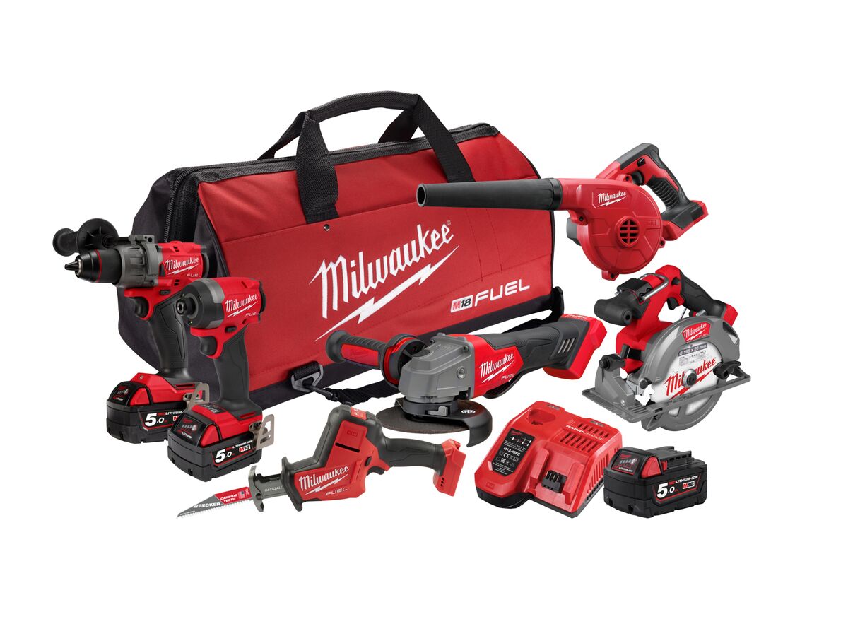 Milwaukee M18 FUEL 6 Piece Power Pack 6A4