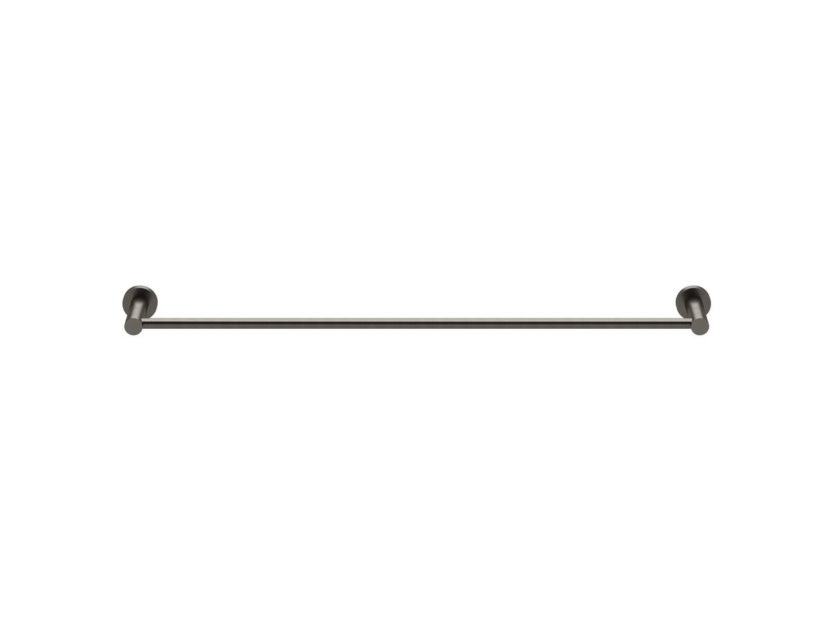 Sussex Pure Single Towel Rail 600mm PVD Brushed Gunmetal
