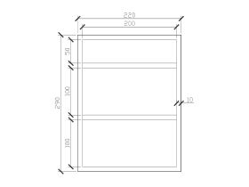 ISSY by Zuster Tray Insert Trio 220mm x 290mm x 50mm