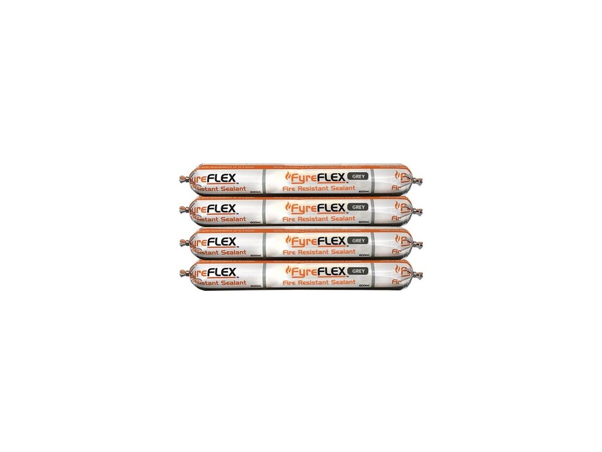 FyreFLEX Arylic Intumescent Fire Sealant - 600ml Sausage - Grey