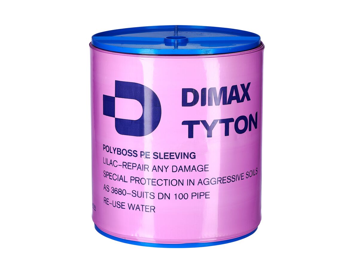Ductile Iron Pipe Poly Sleeve Lilac (30) 100mm