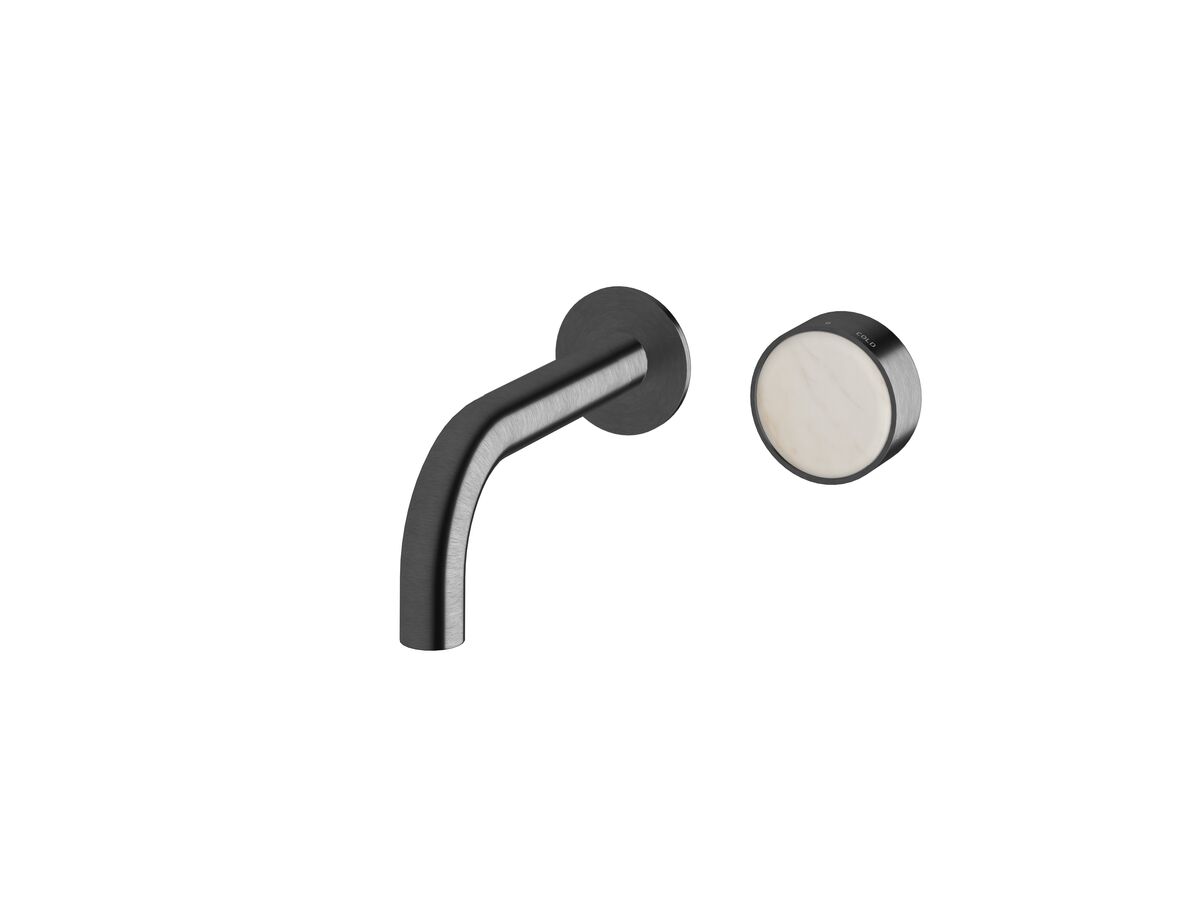 Supporting Image - Sussex Pure Elemental Progressive Bath Mixer System 160mm PVD Brushed Gunmetal with Aurora Insert