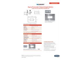 Technical Guide - Geberit Sigma Raised Height Pneumatic Remote Dual Flush Chrome