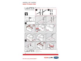 Installation Instructions - LAUFEN Kartell Back to Wall Pan with Soft Close Seat White (4 Star)