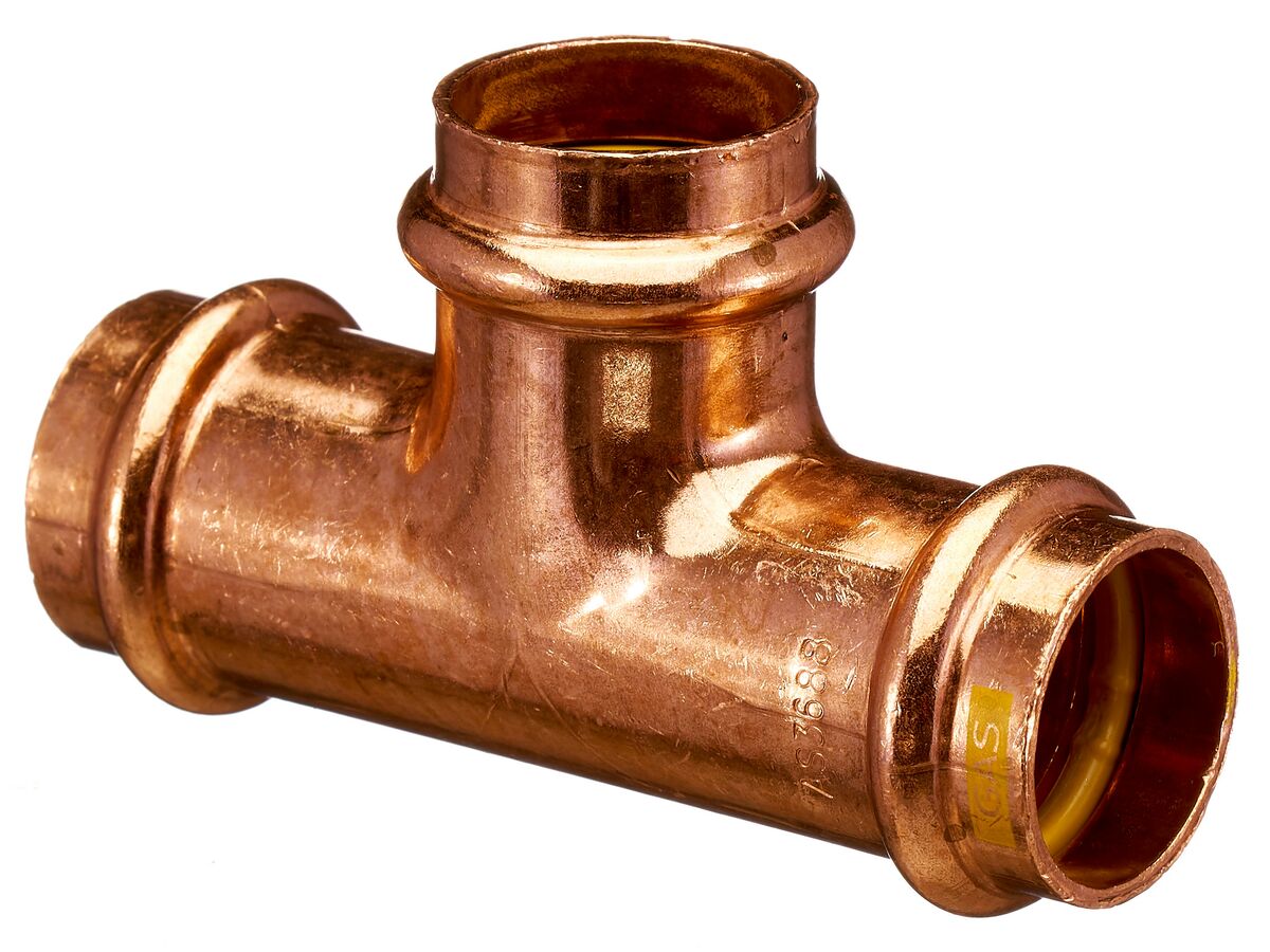 >B< Press Gas Equal Tee 25mm
