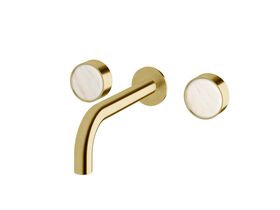 Supporting Image - Sussex Pure Elemental Bath Set 200mm PVD Brushed Gold with Aurora Insert