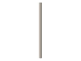 Hydrotherm Pure Vertical Single Heated Towel Rail 900 x 38mm Brushed Nickel