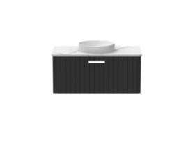 Kado Neue All-Drawer 900 Centre Bowl Wall Hung Cherry Pie