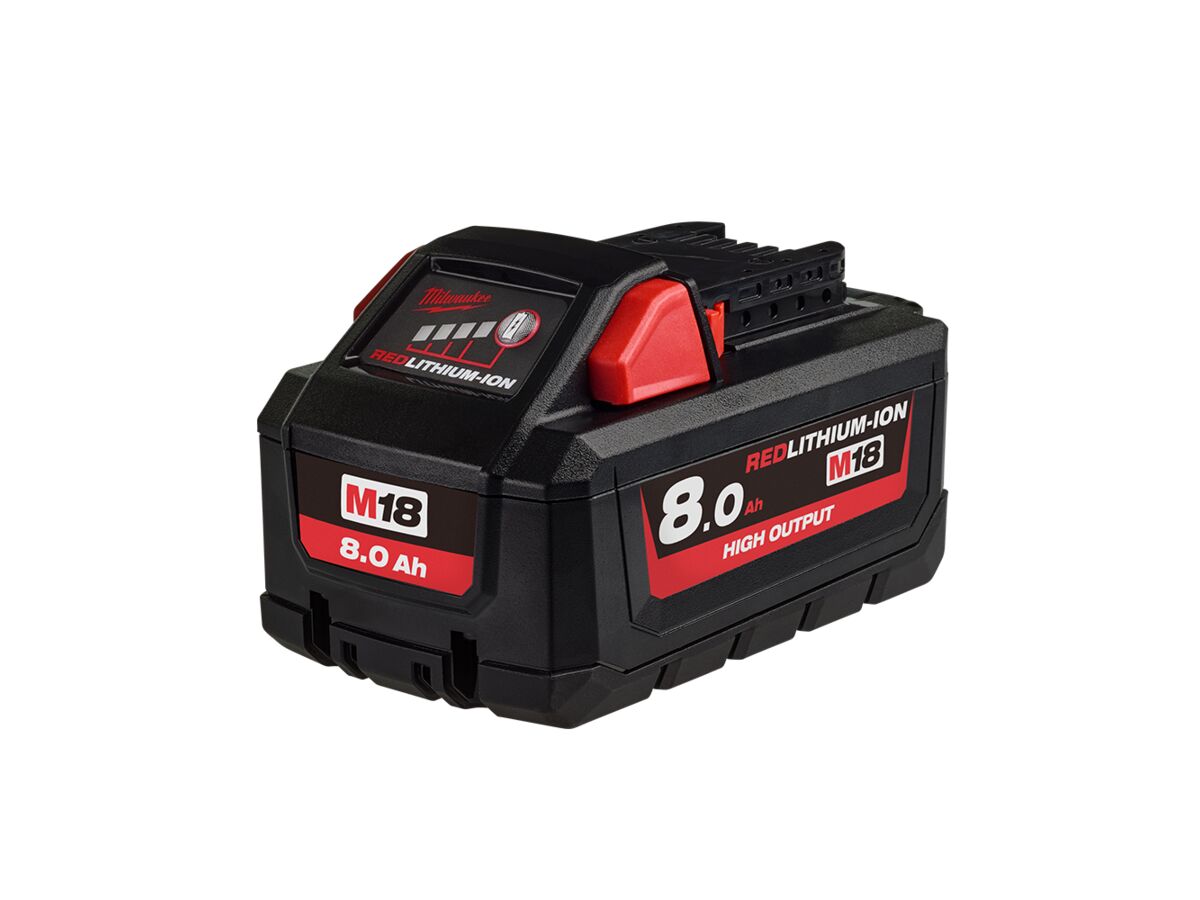 Milwaukee M18HB8 18V 8.0Ah Li-ion Cordless RED LITHIUM High Output Battery