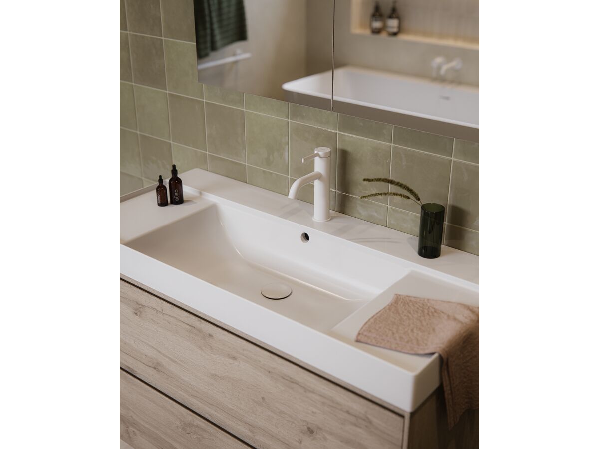 In Situ - Roca Ona Basin Mixer Tap Matte White (6 Star) Lead Free