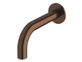 Sussex Pure Wall Bath/Basin Outlet 160mm PVD Brushed Bronze (3 Star)