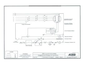 Wiring Diagram - Tecumseh Receiver Unit SHR (A, B, D) D.O.L. 3 Phase
