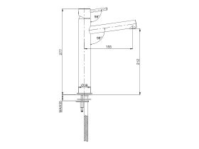 Mizu Drift MK2 Extended Basin Mixer Tap (5 Star)