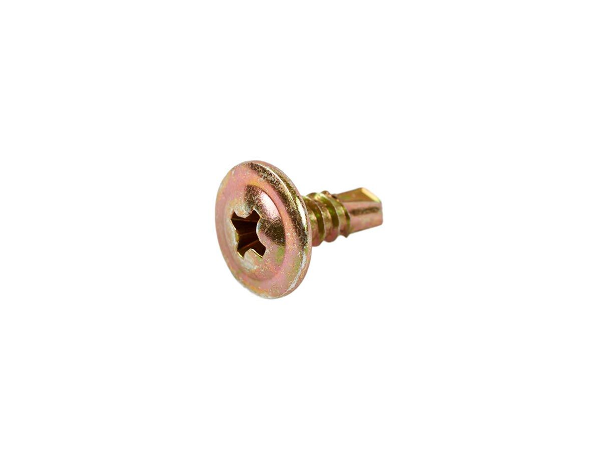 Bridgland Button Head Screw Metal Yellow Zinc 8-15 x 12mm (100)