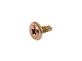 Bridgland Button Head Screw Metal Yellow Zinc 8-15 x 12mm (100)