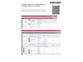 Technical Guide - Stiebel Eltron DHB Electric Instantaneous Hot Water ST 3-phase Unit