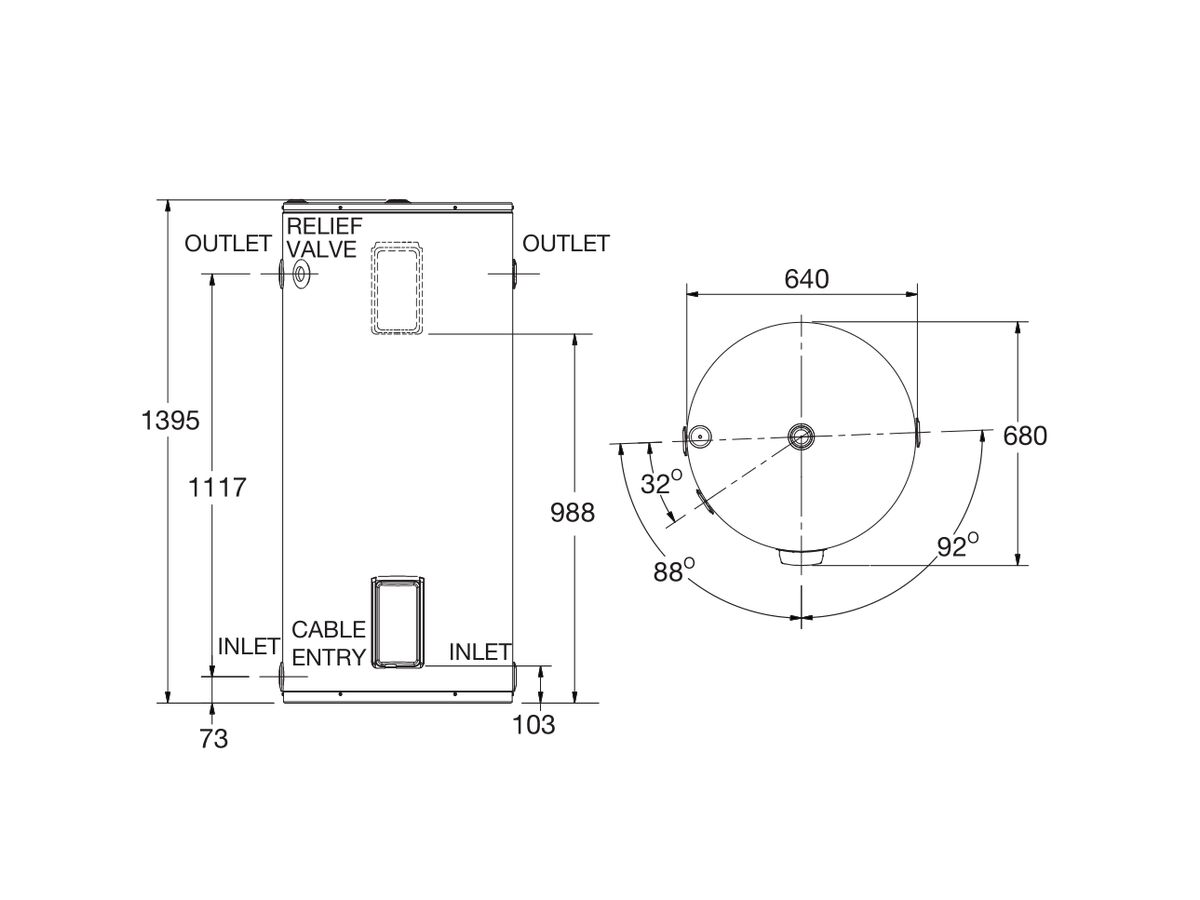 Everhot 250L Electric Hot Water System