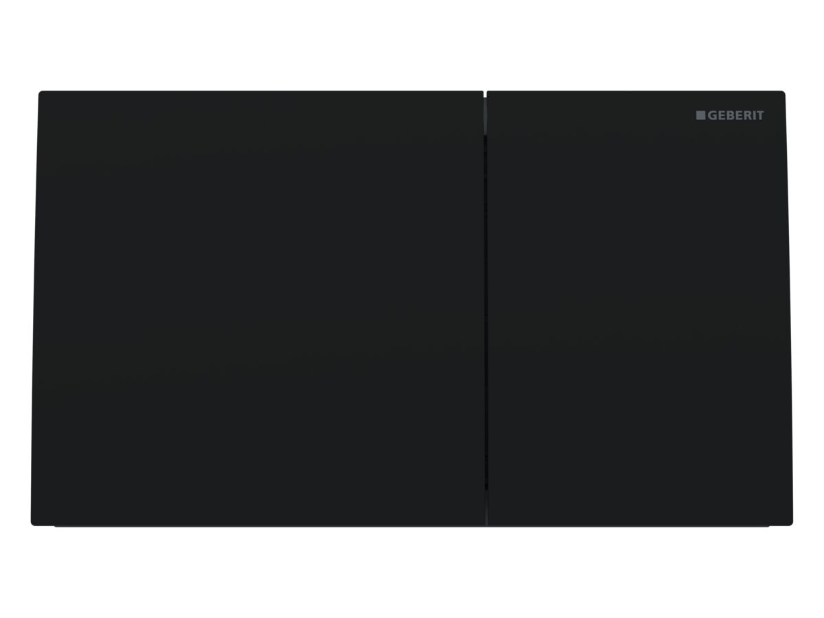 Geberit Sigma 70 Dual Flush Button Matt Black Easy Clean Coating