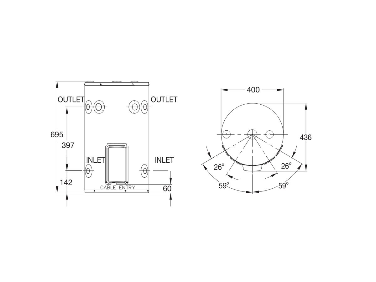 Everhot 50L Electric Hot Water System