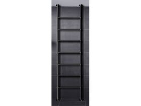 Hydrotherm Pure Heated Towel Rail Floor to Ceiling (Hardwired) 550mm Black Matte