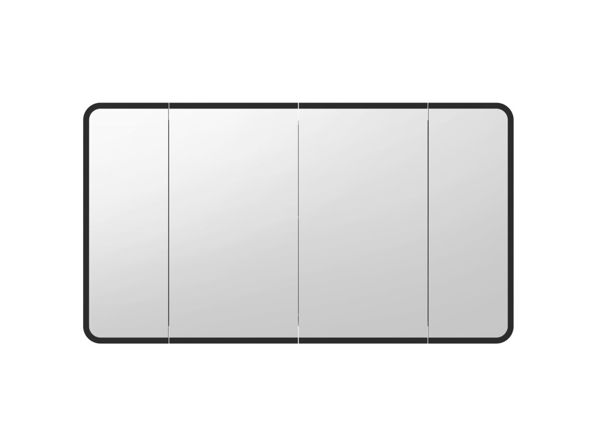 Supporting Image - Kado Lux Framed 4 Door Mirror Shaving Cabinet 1500mm x 840mm