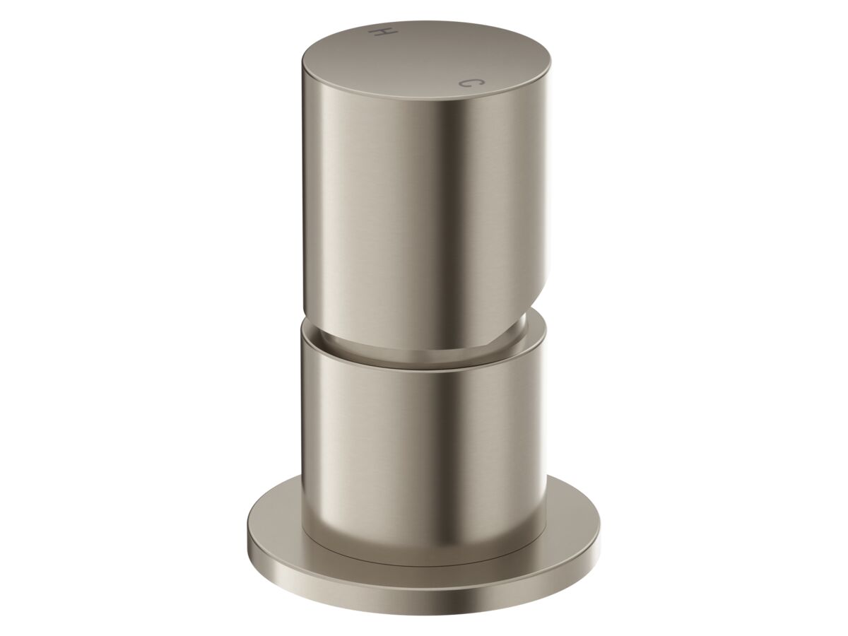 Hero - Mizu Drift Dial Hob Mixer Brushed Nickel Lead Free