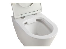 Kado Lux Back To Wall Rimless Pan Thin with Soft Close Quick Release Seat (4 Star)