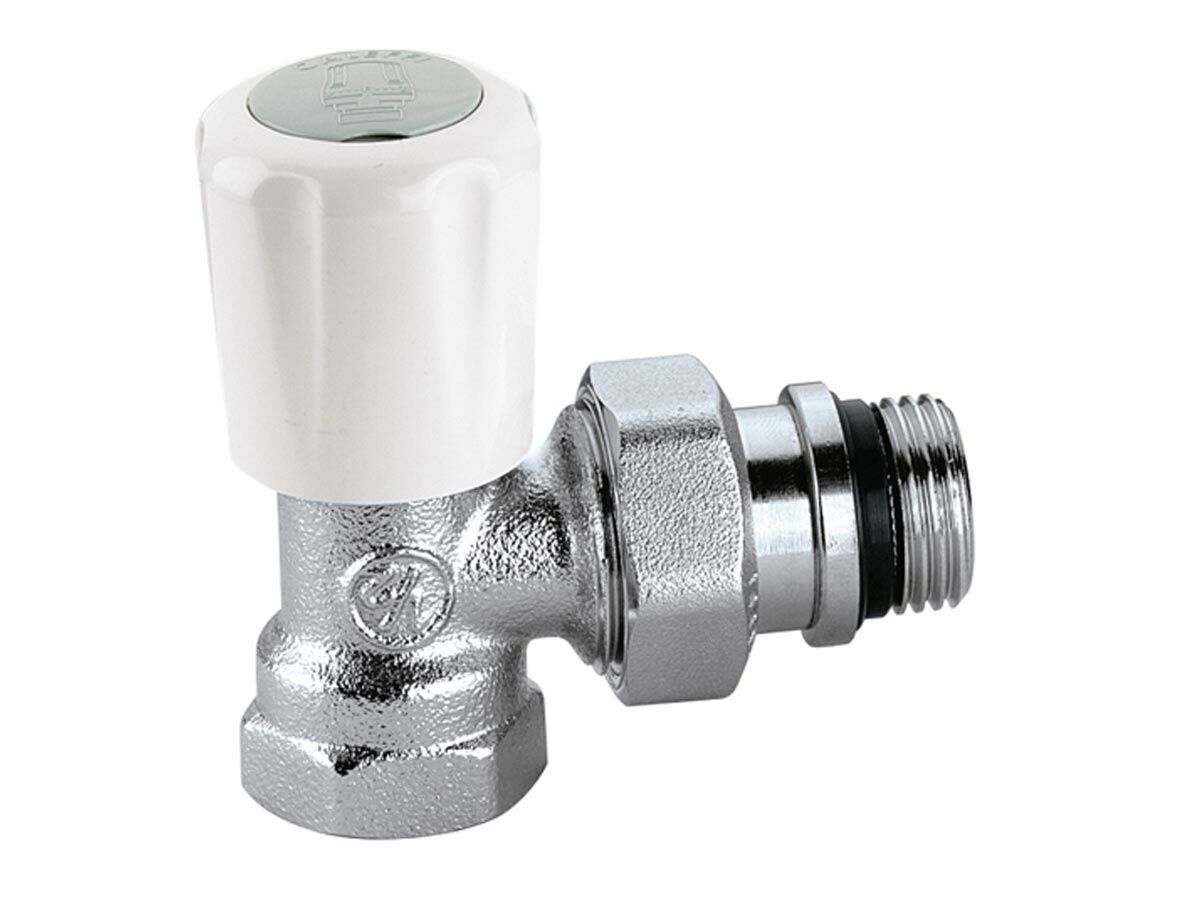 Caleffi Radiator Valve Convertible Right Angle Female 1/2"