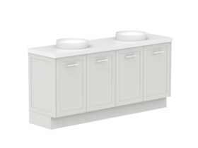 Supporting Image - Kado Lux All Door 1800mm Double Bowl Floor Mount 50mm Top