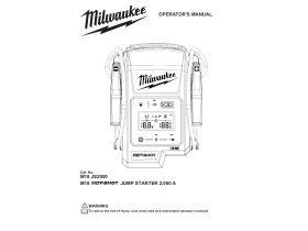 User Manual - Milwaukee M18 HOTSHOT Jump Starter 2000A