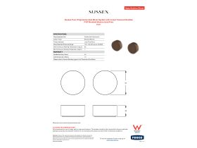 Specification Sheet - Sussex Pure Progressive Dual Mixer System with Linear Textured Handles PVD Brushed Bronze Lead Free