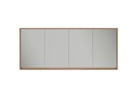 Supporting Image - Kado Aspect 1800mm Mirror Cabinet Four Doors with Surround View - Boston Oak