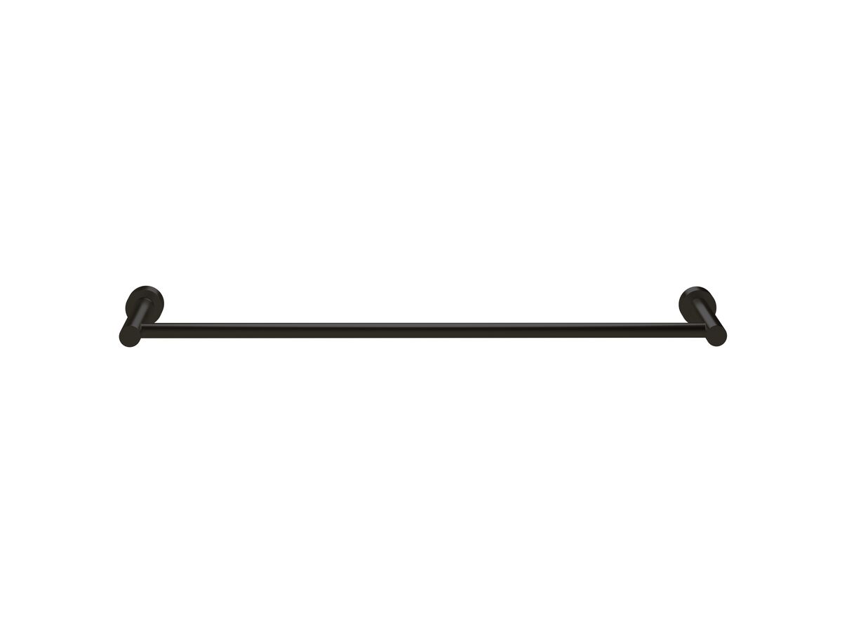 Scala Single Towel Rail 700mm LUX PVD Matte Opium Black