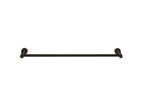 Scala Single Towel Rail 700mm LUX PVD Matte Opium Black