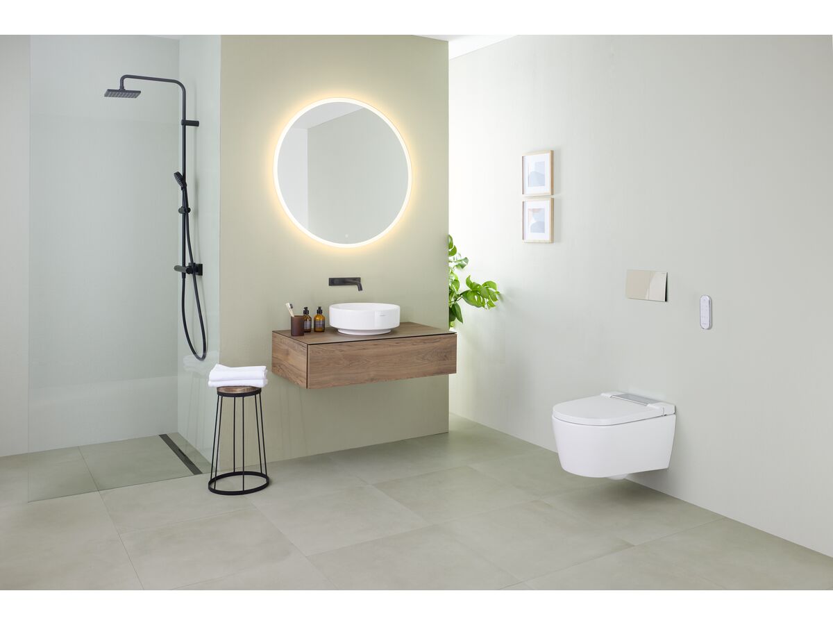 Geberit Sigma 70 Dual Flush Button Sand Grey