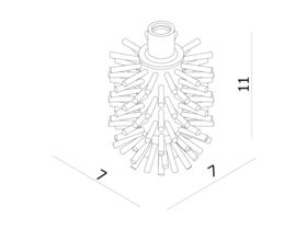 Milli Edge/ Axon MK2 Toilet Brush Head Only