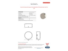 Specification Sheet - Sussex Pure Elemental Progressive Shower/Bath Mixer PVD Brushed Nickel Lead Free