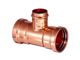 >B< Press Water Reducing Tee 80mm x 80mm x 50mm