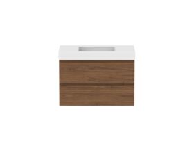 Hero - Posh Domaine 900mm Wall Hung Twin Vanity Unit All-Drawer 90mm Top