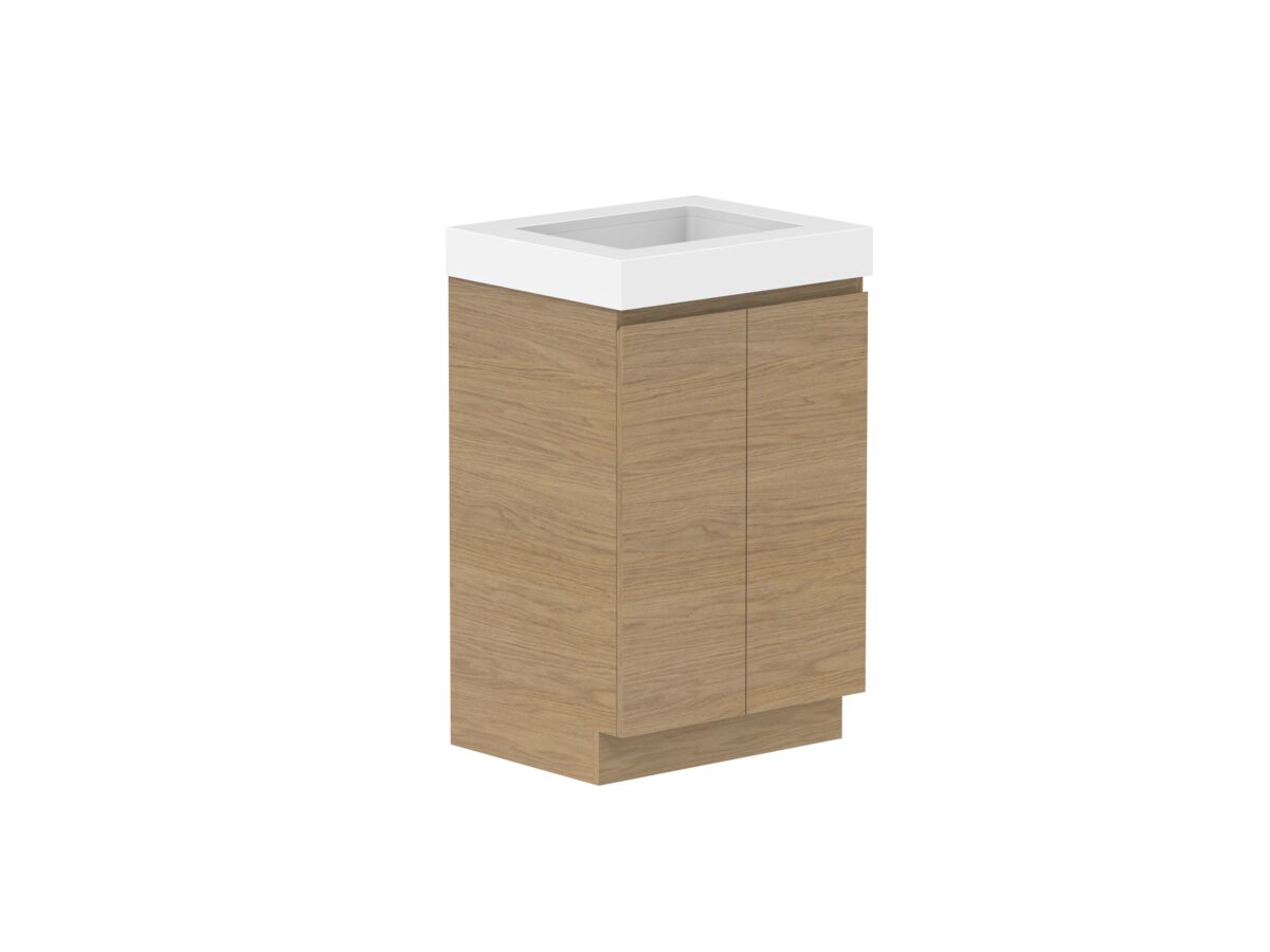 Supporting Image - Posh Domaine 600mm Floor Mount Vanity Unit Conventional 90mm Top