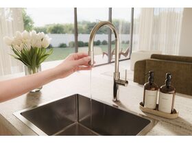 In Situ - Mizu Drift 3 Way Filtered Gooseneck Sink Mixer Tap Chrome (5 Star) Lead Free - working