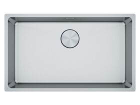Hero - Franke Brookmore Mega Single Bowl Sink 740mm No Taphole with Overflow Stainless Steel