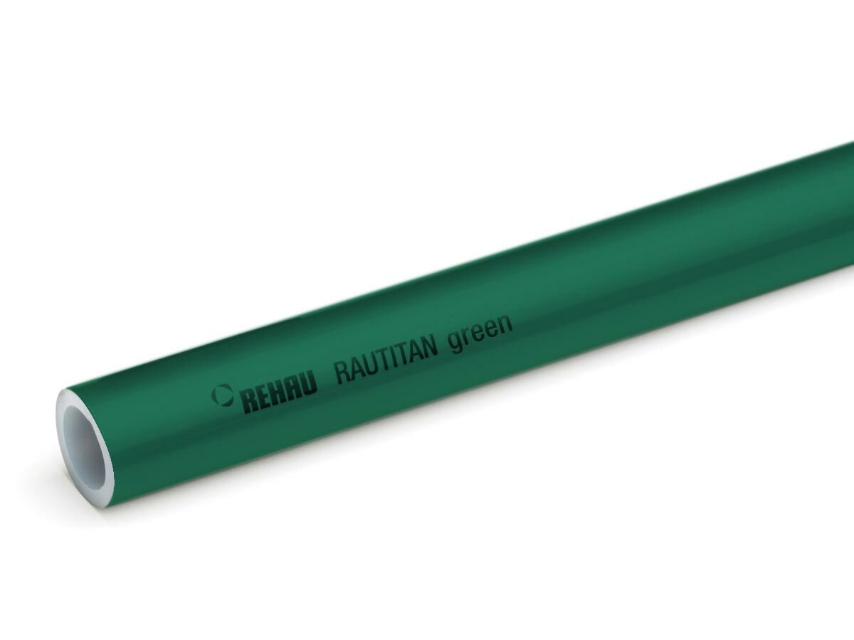 Rehau Pipe Green Straight