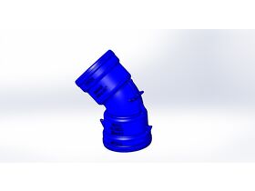 Dimax Ductile Iron Bend (Socket x Socket) PN35 100mm x 45 Degrees