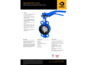Specification Sheet -Dimax Wafer Butterfly Valve