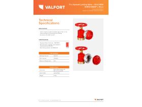 Technical Sheet - Valfort Fire Hydrant Landing Valve - SA & NSW