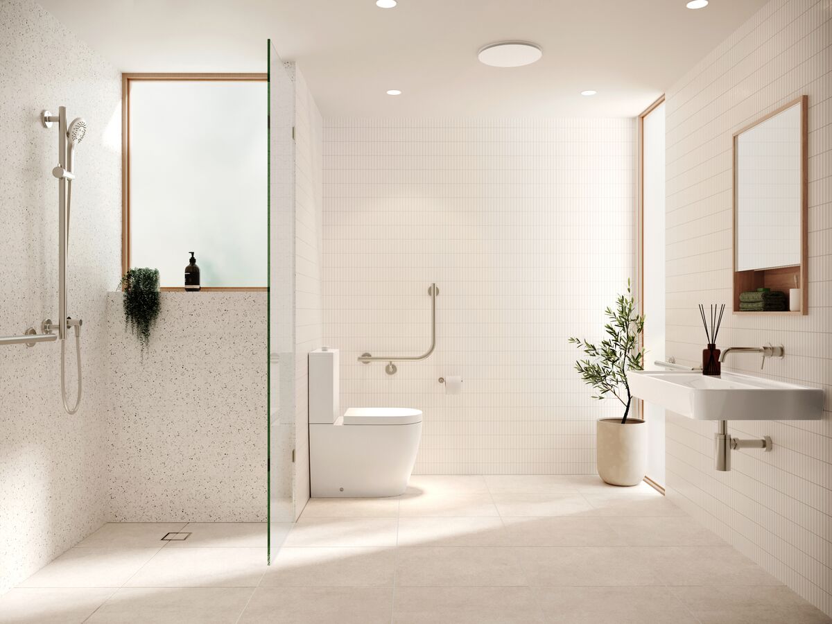 In Situ - Mizu Commercial Bathroom - Brushed Nickel 2
